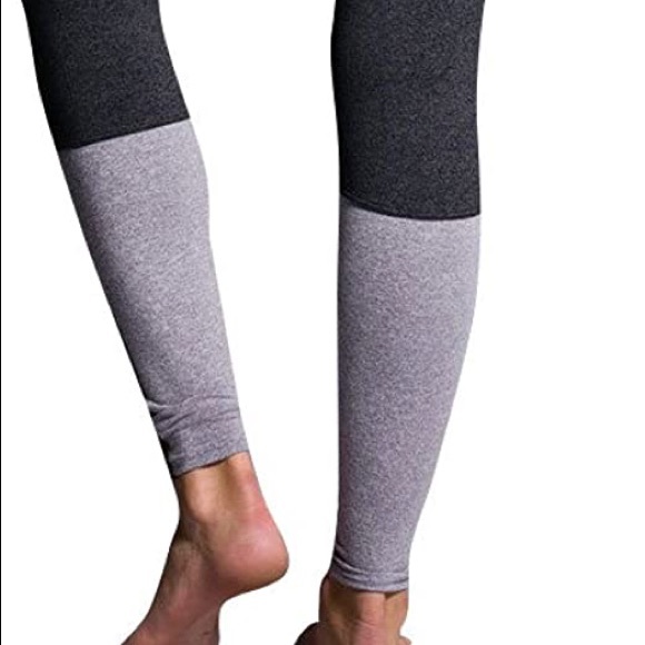 Onzie dark gray dipped leggings size small EUC - Picture 3 of 8